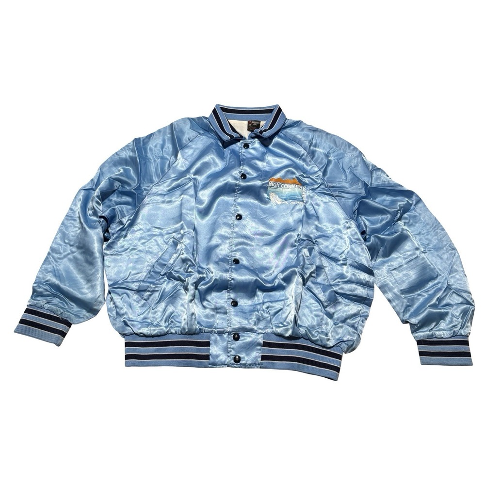 Vintage 90s Coaches Jacket Snap Front High Country Divers Colorado XL 26 x 26